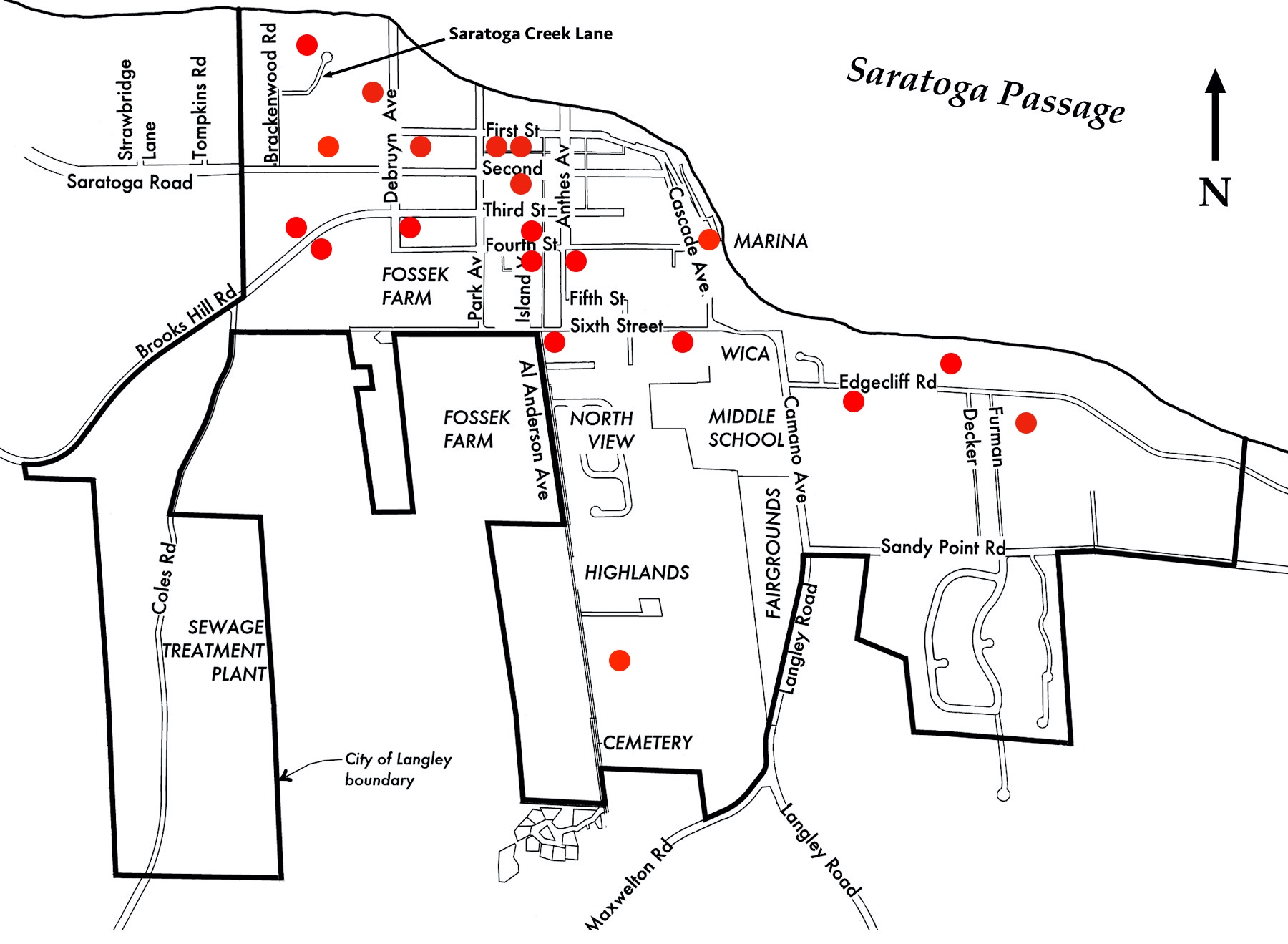 Langley Map